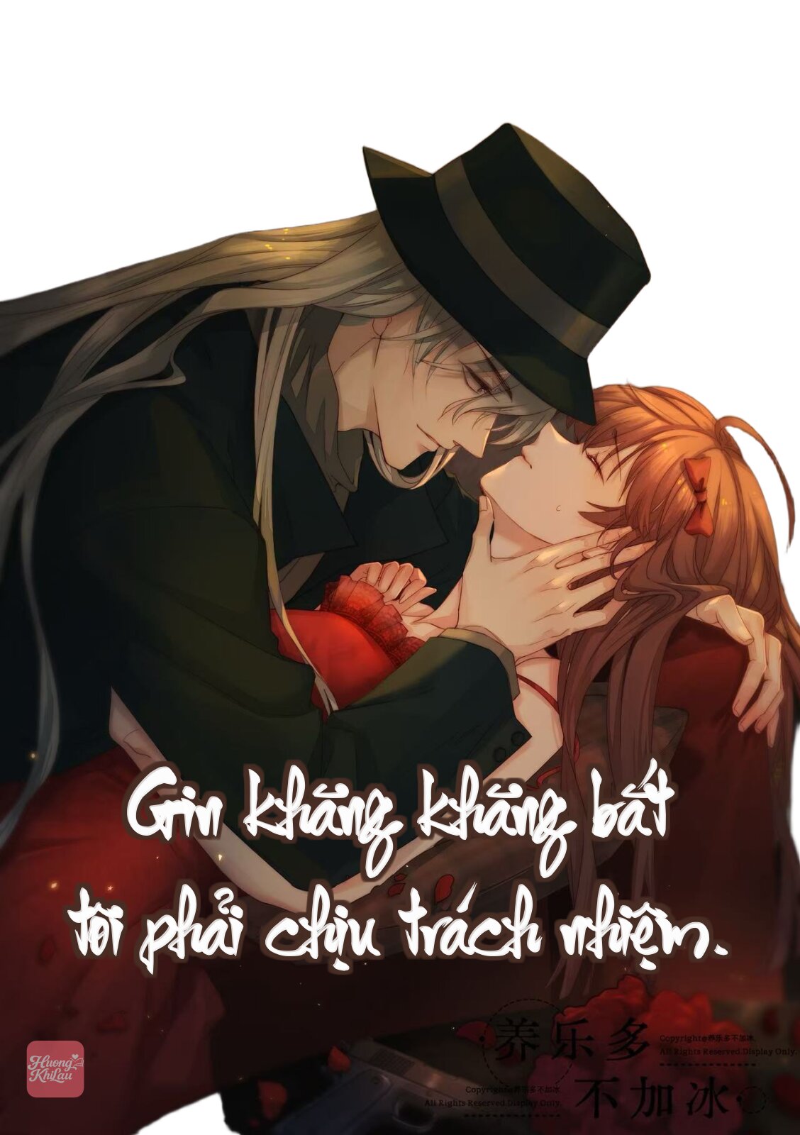 Gin khăng khăng bắt tôi phải chịu trách nhiệm.