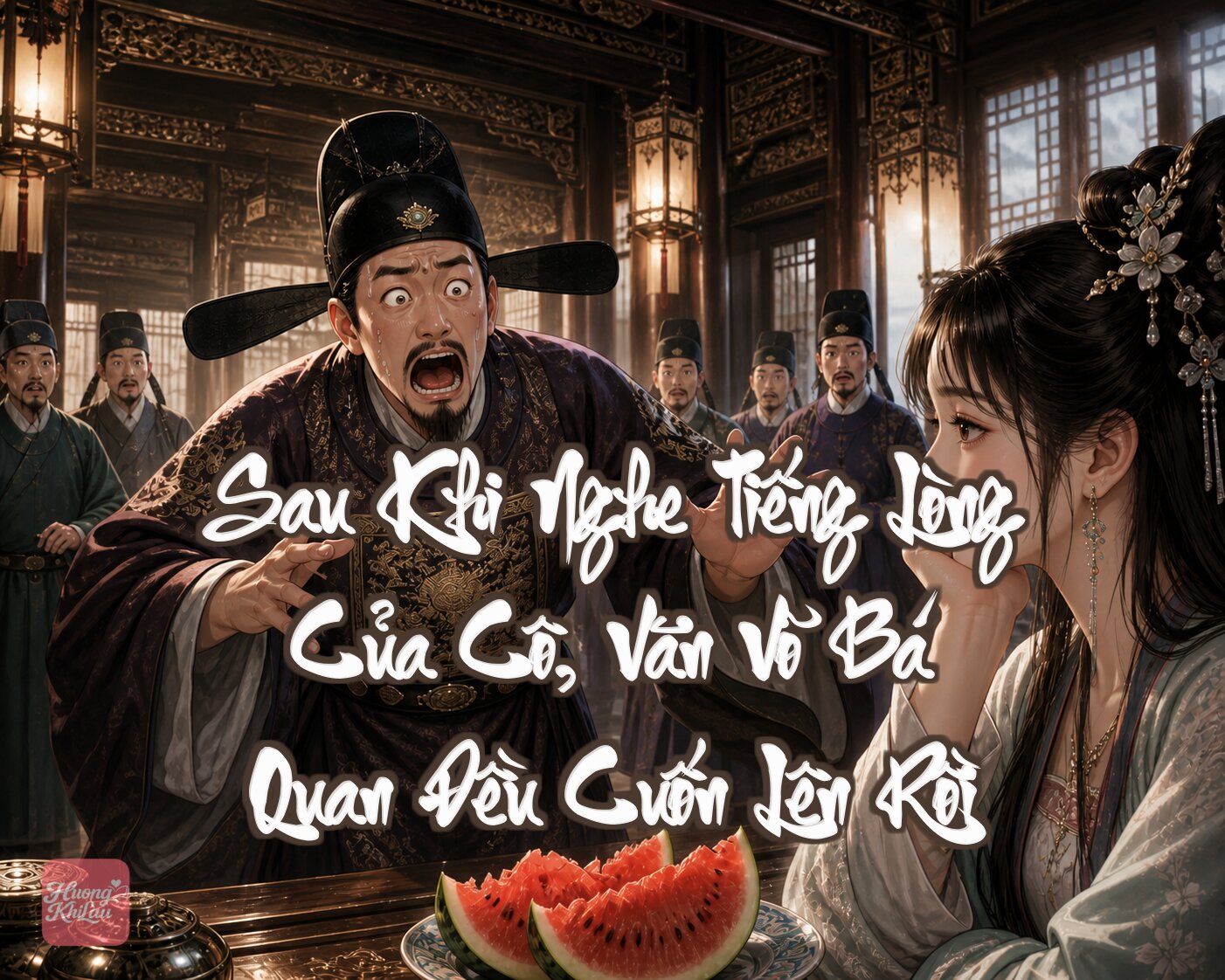 Sau Khi Nghe Tiếng Lòng Ăn Dưa Của Nàng, Văn Võ Bá Quan Cuống Điên Rồi
